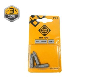 SCREWDRIVER BIT PZ2X25MM 3PCS 1
