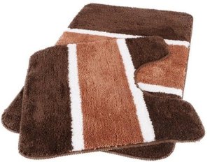 BATH MATS SET MA3866A BROWN 2