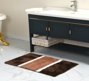 BATH MATS SET MA3866A BROWN 3