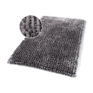 BATH MAT MA3488E 50X80CM CHENILLE SILVER 1