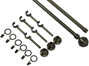 DOUBLE CURTAIN RAIL SET F511887 240CM 1