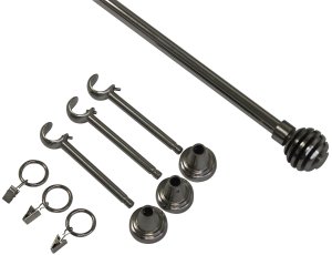 SINGLE CURTAIN RAIL SET  300CM D16 1