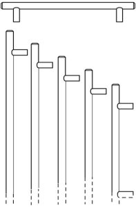 FURNITURE HANDL 96MM 7-891H.96.18 BLACK 2