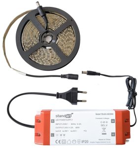 LED STRIP KIT 14.4WM 3M N WHITE IP65 24V 2