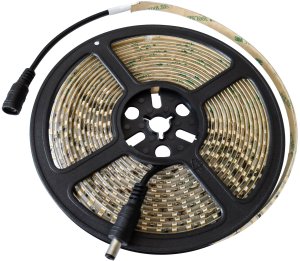 LED STRIP 14.4W/M 5M WARM WHITE IP65 24V 1