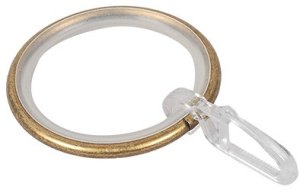 RINGS WITH HOOKS MODERN GOLD 25 10PCS 1