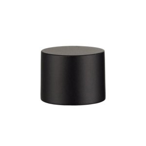 CURTAIN ROD FINIAL LUNA D19 M.BLACK 2PC 1