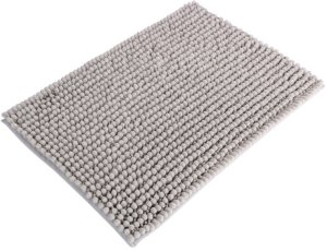 CHENILLE BATH MAT GREY 60X40 HCO-0588C 1