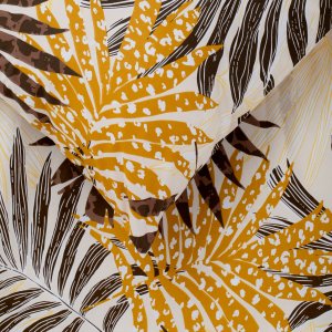 BED COV SET Abstract Leave COTT 140x200 2