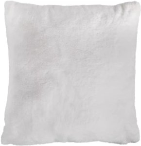 FUR PILLOW 45X45 ZIPPER 320G CREAM 1