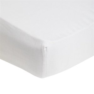 FITTED SHEET SATEEN 180X200+25 WHITE 3