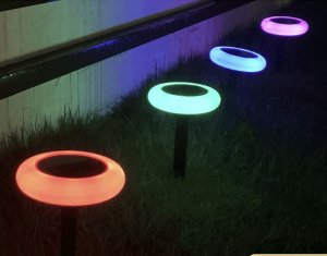 LIGHT WITH SOLAR BAT LED VOOZY RGB IP44 3