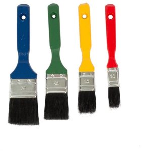 FLAT PAINT BRUSHES SET OKKO (4 PCS) 1