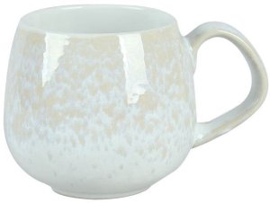 MUG EMBOS OUTS GLAZE INSIDE WHITE 370ML 1
