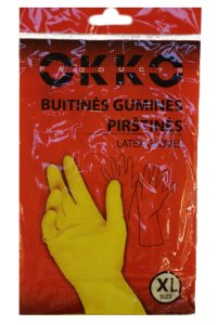 HOUSEHOLD RUBBER GLOVES OKKO XL 2