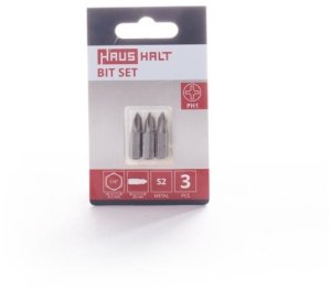 SCREWDRIVER BIT PH1X25MM 3PCS 1