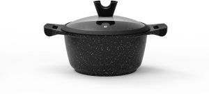 CASSEROLE DOMOLETTI BL MARBLE D20CM 2.6L 1