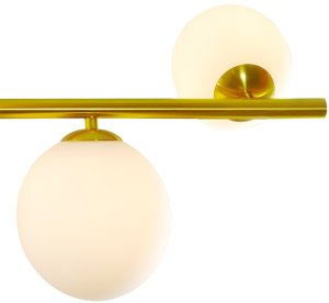 Lampa wisząca Domoletti PENDANT LIGHT RAILE H52CM 7XG9 GOLD 2