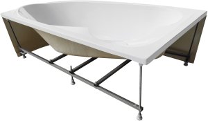 Wanna Sourcing BATH ACRYLIC 150X100CM WITH LEGS LEFT 2