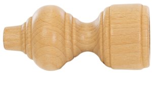 CURTAIN ROD FINISHING WOOD OAK D28 (1) 1