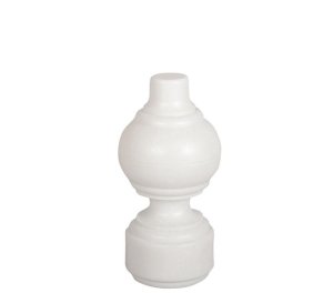 CURTAIN ROD FINISHING PL. WHITE D28 (1) 1