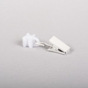 Domoletti SLIDER W A METAL CLIP WHITE 30 2