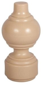 CURTAIN ROD FINISHING PL. PINE D28 (1) 1