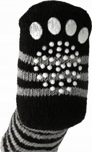 PET SOCKS 4 PCS/SET S BLACK/GREY 3