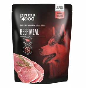 Prima PRIMADOG BEEF MEAL 260 G. POUCH 3