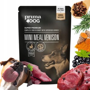 Prima DOG FOOD MINI MEAL VENISON 85G 2