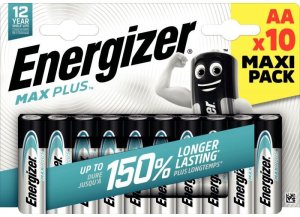 BATTERIES ENERGIZER MAXPLUS AA 10PCE 1