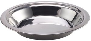 STAINLESS STEEL PLATE 22CM 1