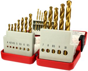 21PCS TITANIUM COATED HSS DRILL BIT SET 2