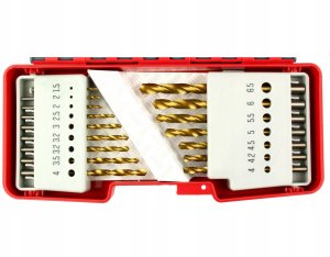 21PCS TITANIUM COATED HSS DRILL BIT SET 7