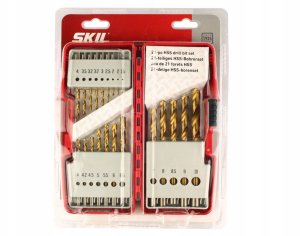 21PCS TITANIUM COATED HSS DRILL BIT SET 9