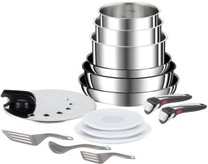 Tefal Ingenio Preference On 15el zestaw garnków i patelni stal nierdzewna 1