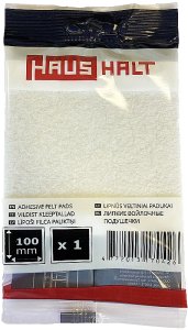 FELT PADS D100X100 WHITE 1PCS 1