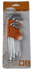 King Tony HEXAGONAL KEY SET HH F-70005 9PCS 1.5-10 4
