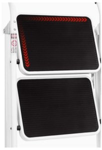 4 STEP STEEL LADDER BL-C104 WHITE 3