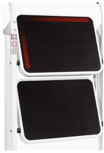 3 STEP STEEL LADDER BL-C103 WHITE 2