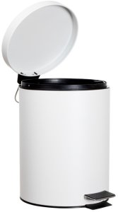 TRASH BIN PEDAL WHITE T-Y0112M 12 L OKKO 3