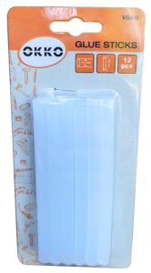 GLUE STICKS 12PCS SET.7.2X100MM.TRANSP 2