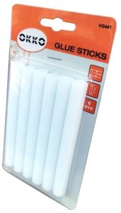 GLUE STICKS 6PCS SET.11.2X100MM.WHITE 1