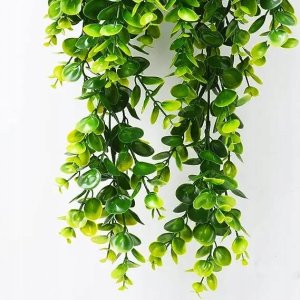 ITIMPORT SZTUCZNA Roślina EUKALIPTUSOWA Wisząca do 85 cm DUŻA Ozdoba REALISTYCZNA XL 2
