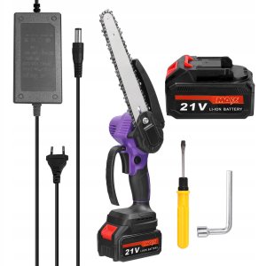 Piła Łańcuchowa 8 cali PILARKA AKUMULATOROWA 2xAKU 3