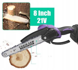 Piła Łańcuchowa 8 cali PILARKA AKUMULATOROWA 2xAKU 7