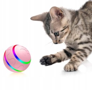 PIŁKA dla PSA LED USB Pilot Interaktywna RUCHOMA 4