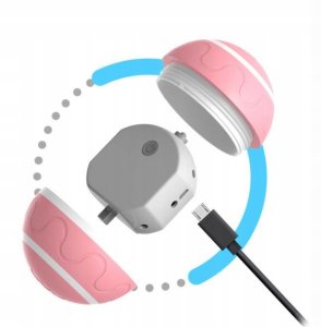 PIŁKA dla PSA LED USB Pilot Interaktywna RUCHOMA 5