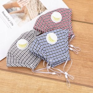 KOMPLET Maska KRATKA + 3x FILTR HEPA PM 2.5 WĘGIEL 4