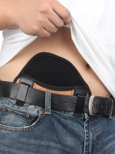 Kabura PISTOLET ASG UNIWERSALNA IWB Wewnętrzna Glock 9mm 38 357 Brązowa 14